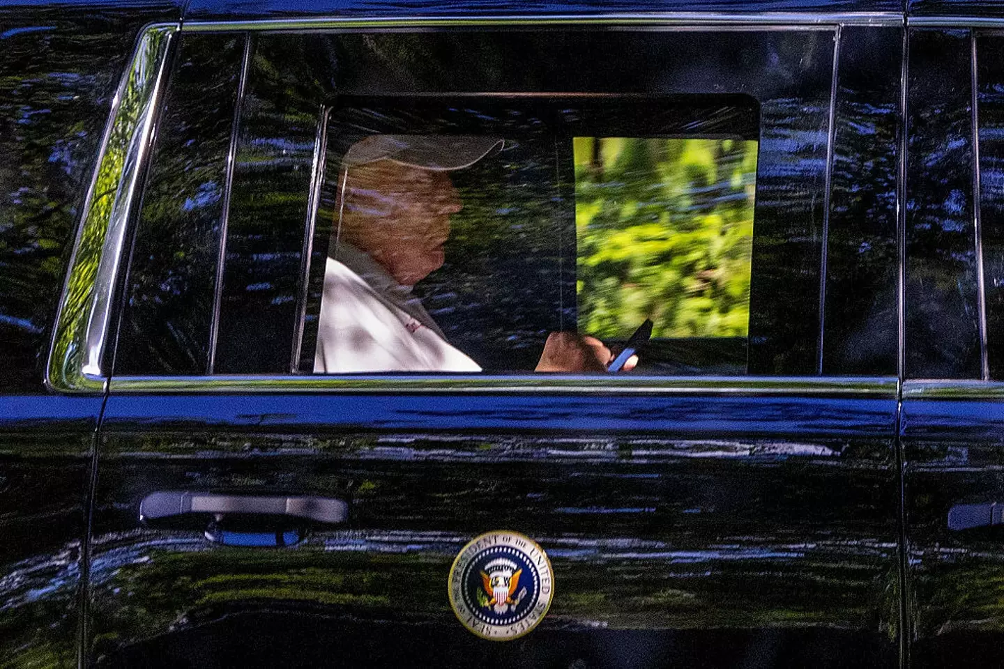 The US president has attracted 'body double' question marks ever since his second term began (Tasos Katopodis/Getty Images)