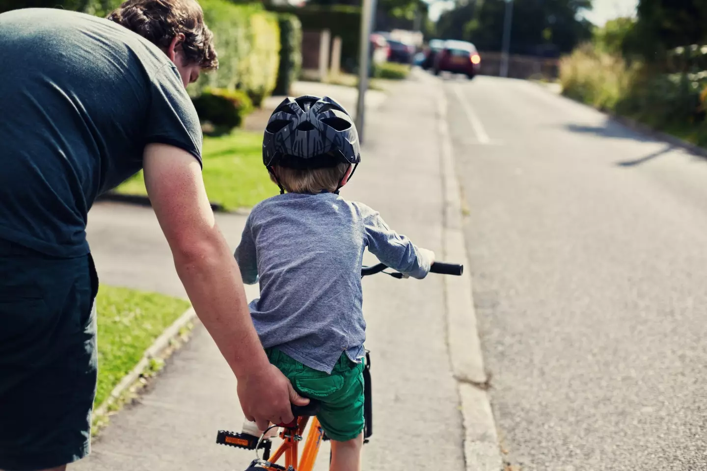 Karlie Tooley urged parents to make sure their kids wear helmets while riding bikes - and for adults to do the same (Getty stock)