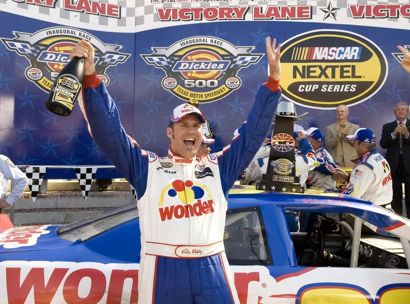 Chastain has drawn comparisons to perhaps the most famous NASCAR driver of all time - Ricky Bobby.