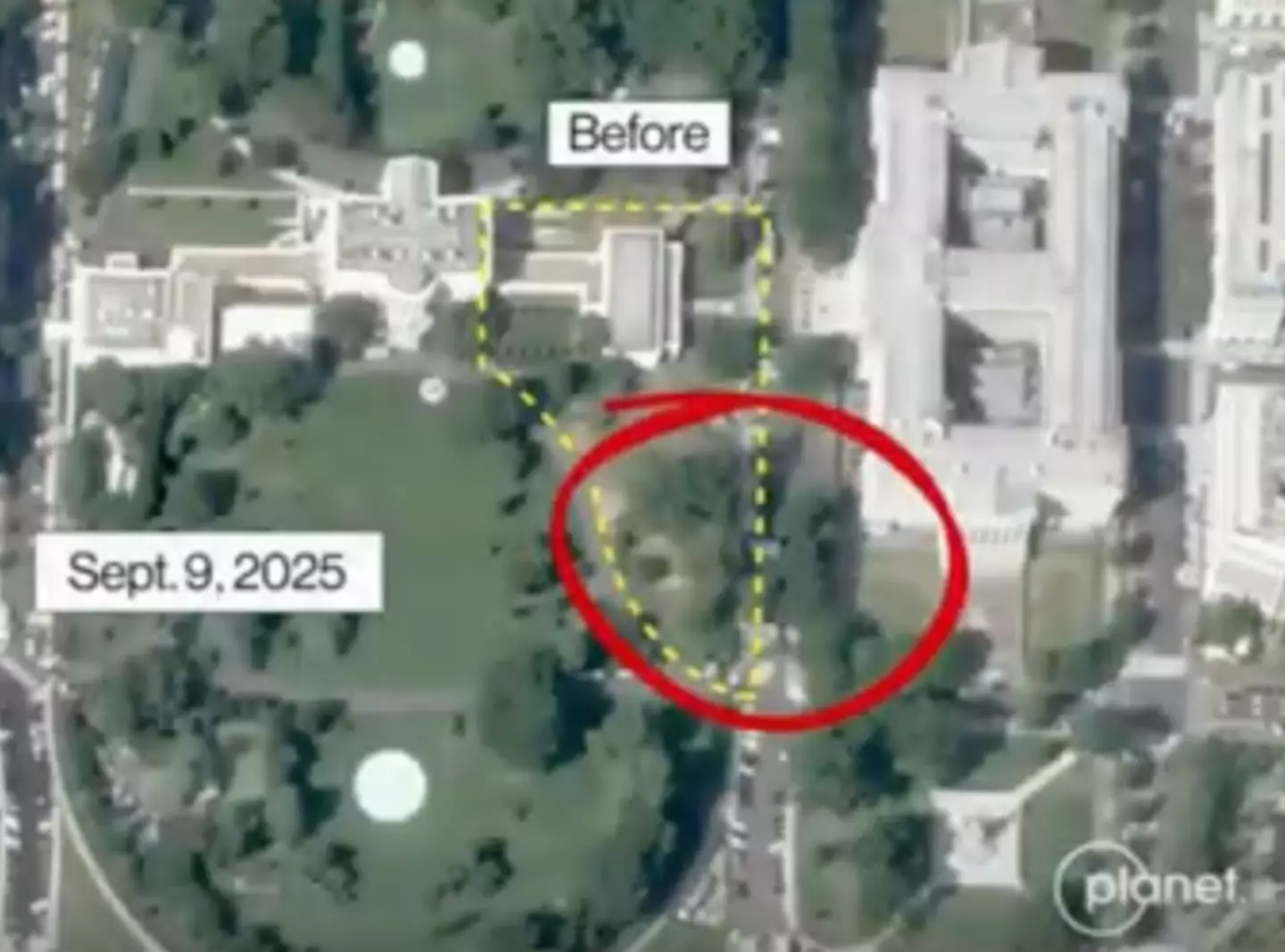 The East Wing was initially built in 1902 (ABC7)