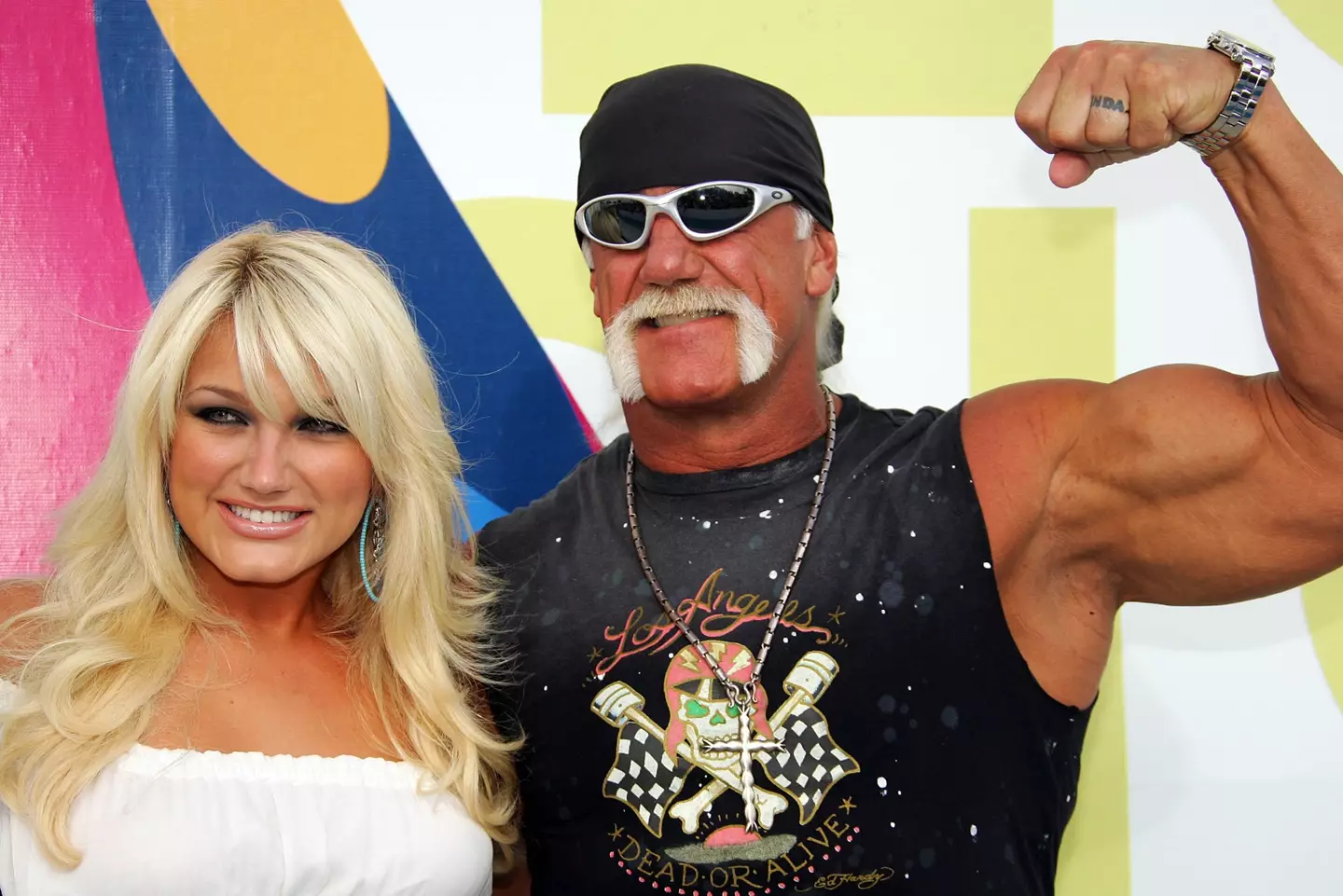 Hulk Hogan with his daughter in 2005 (Evan Agostini/Getty Images)