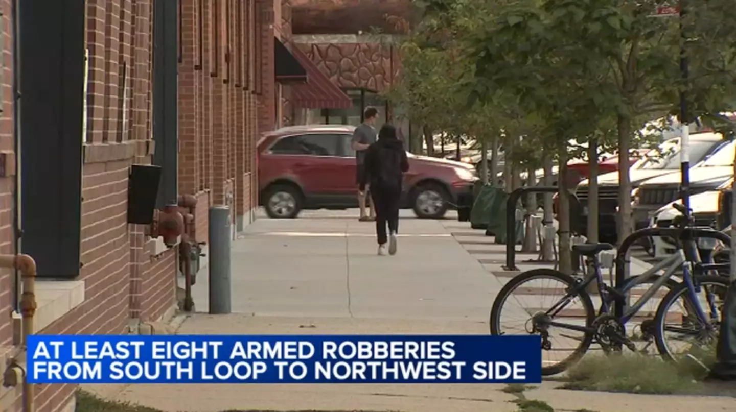 The robbery is one of many to have taken place in Chicago.