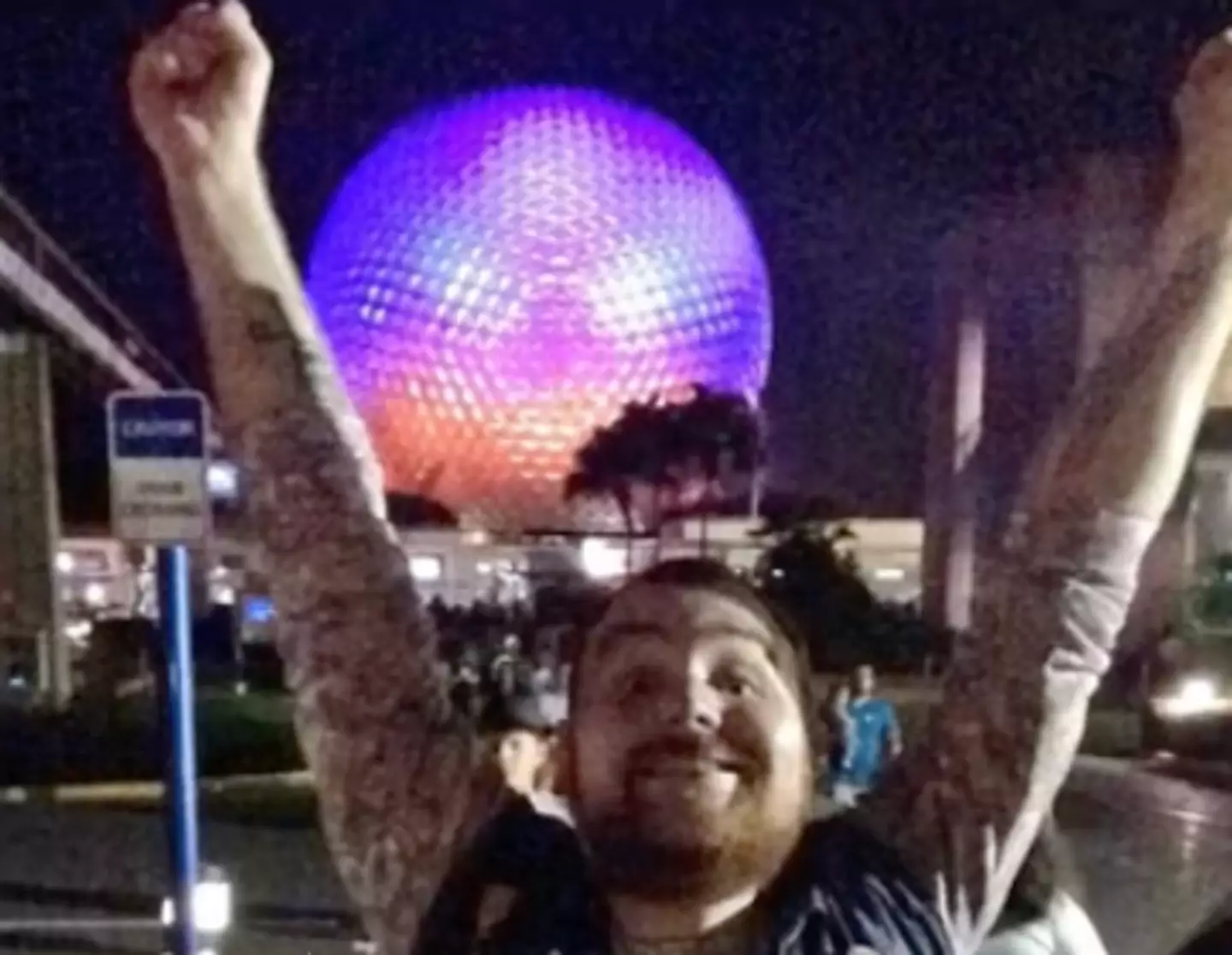 He even went to Epcot on his way out.