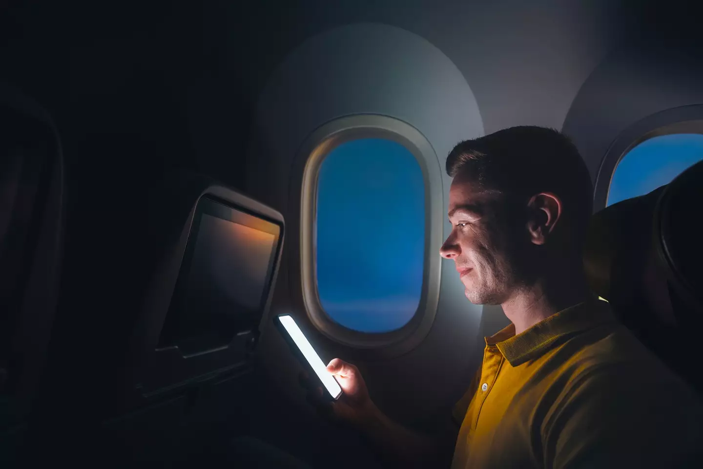 Even the smallest light in the plane can have an impact (Getty Stock Photo)