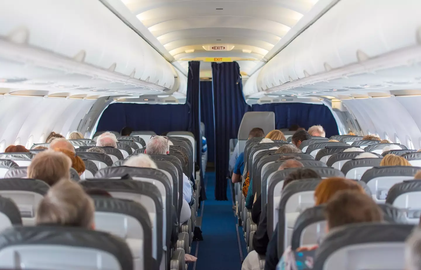 The colder temeprature might also be because you're not moving much during a flight. (AlxeyPnferov / Getty Images)