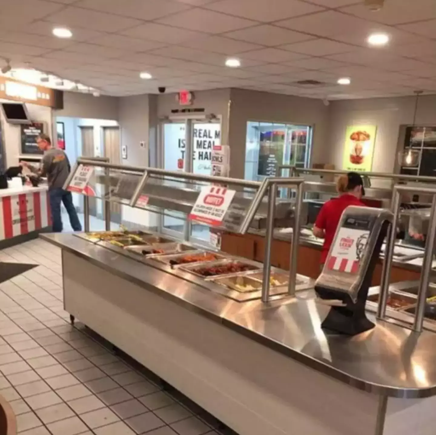 Yep, that's a KFC buffet (Facebook/Old Shops Australia)
