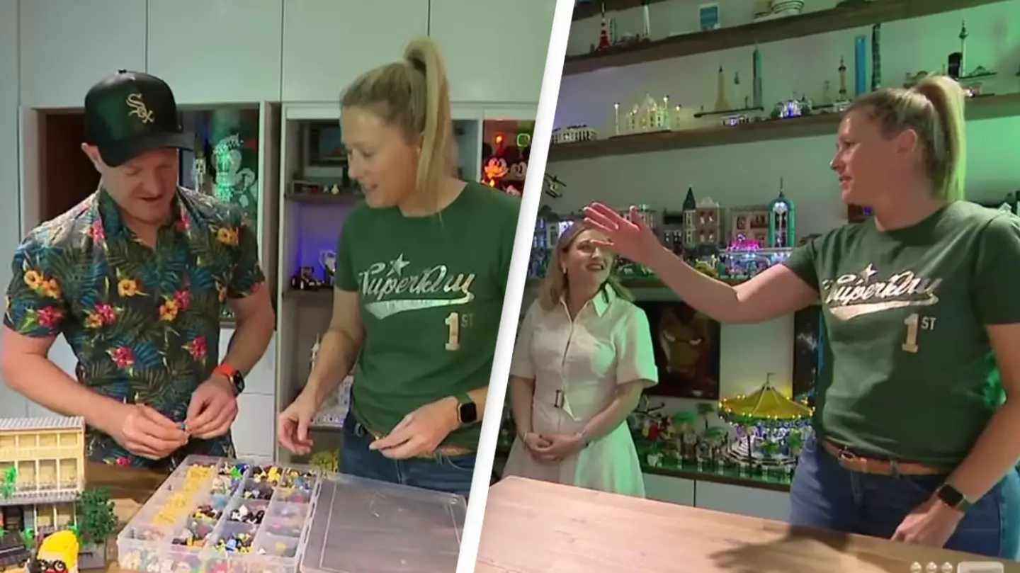 Couple forced to move after spending $100,000 on Lego collection that doesn't fit in their home