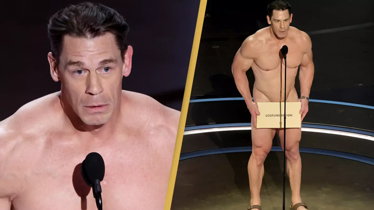 John Cena had to follow bizarre rules as he appeared 'naked' on stage at Oscars