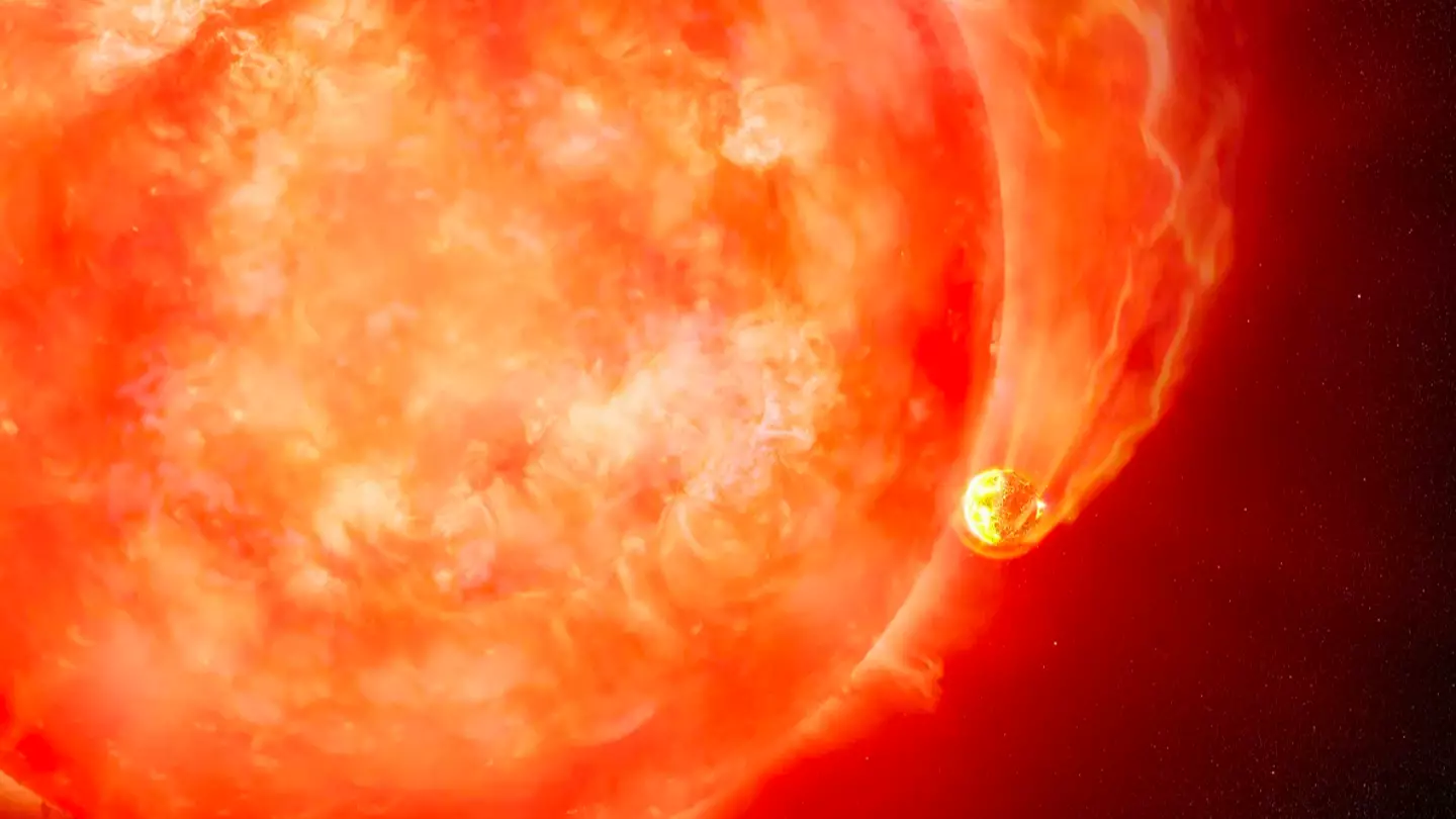 Star swallows planet in first-ever glimpse of how Earth will likely end