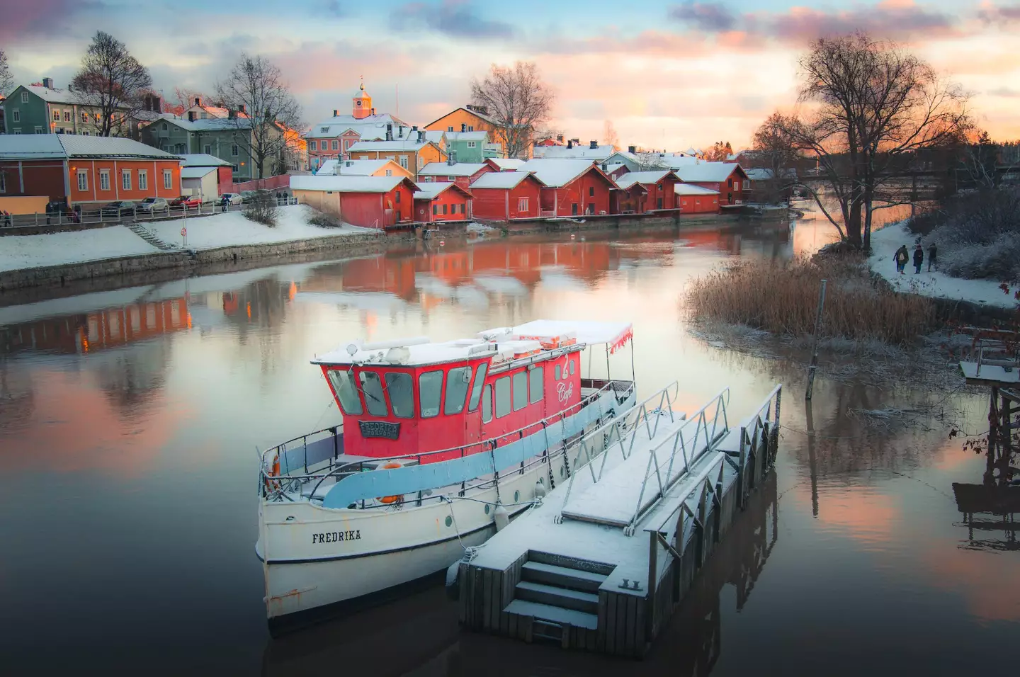 The picturesque town of Porvoo, Finland.