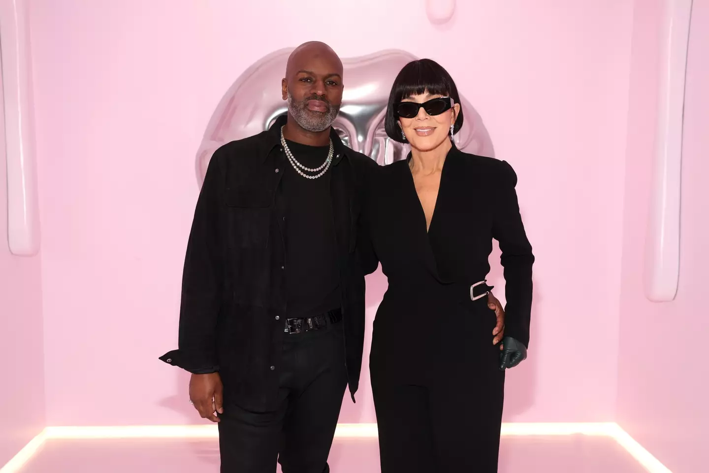 Corey Gamble and Kris Jenner at the 10-year anniversary party for Kylie Cosmetics (Phillip Faraone/Getty Images for Kylie Cosmetics)