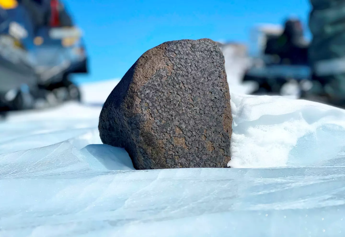 It's unusual to find a meteorite this size.