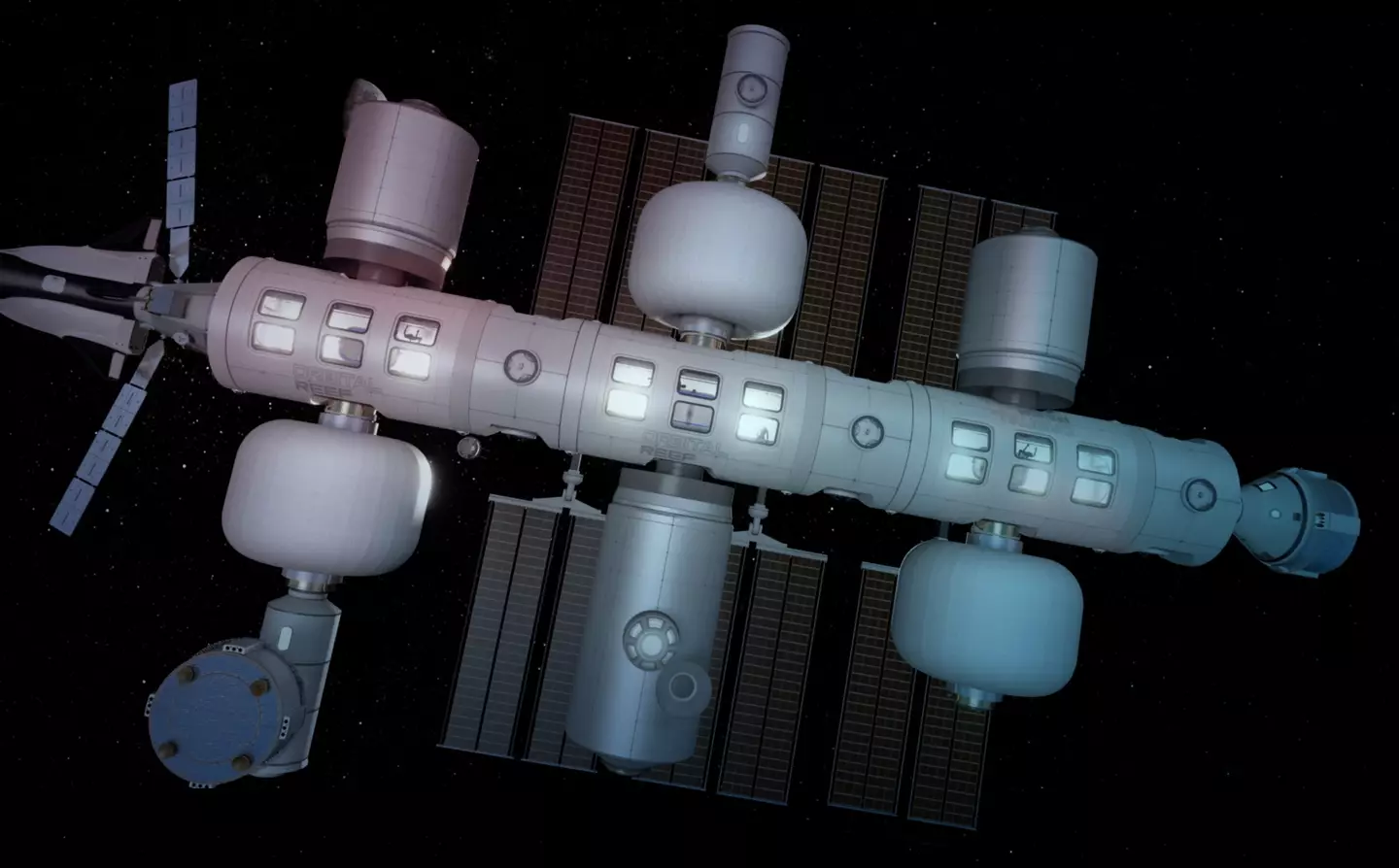 How the Orbital Reef is expected to look from the inside (Blue Origin)