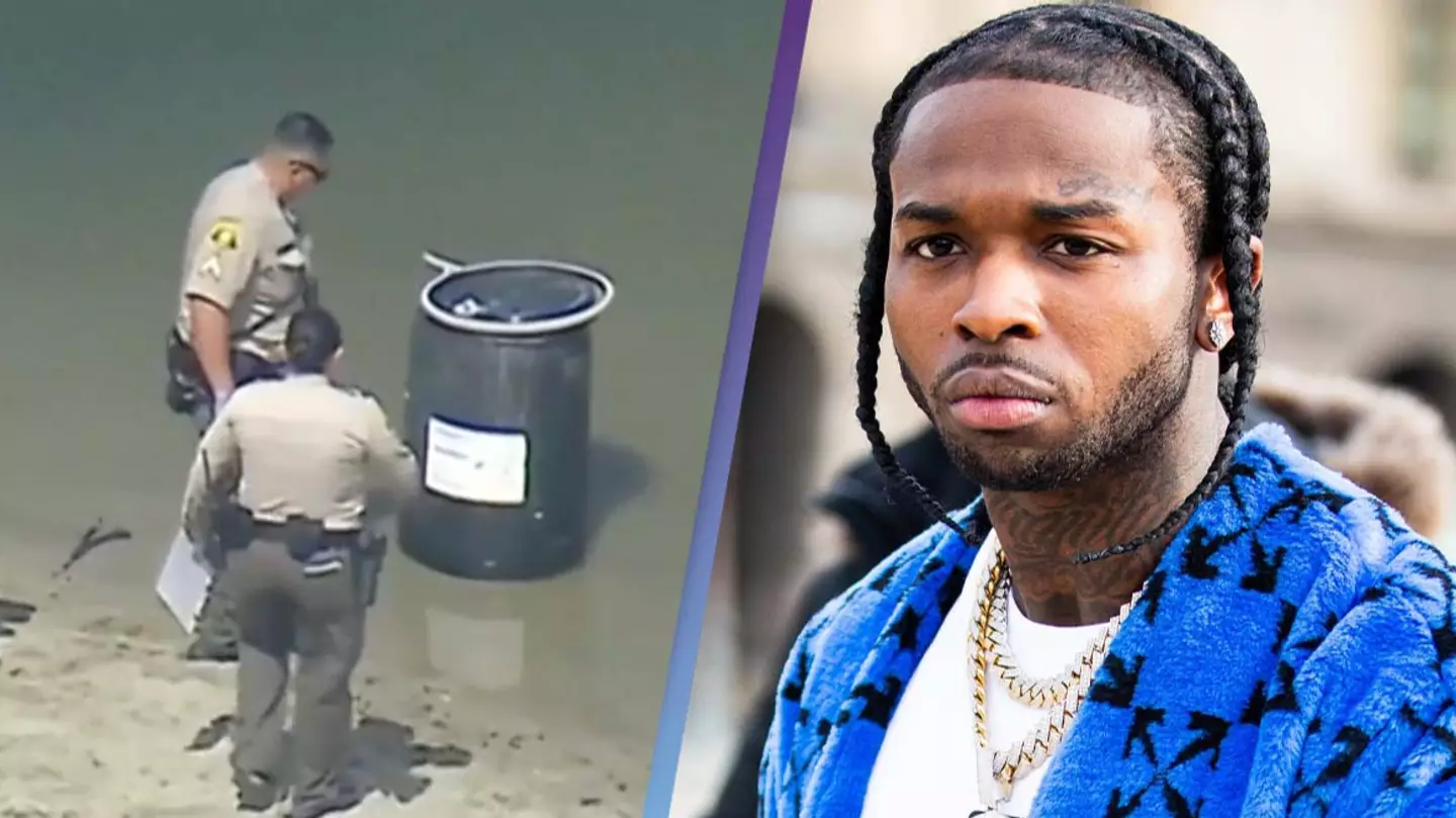 Police believe naked rapper found dead in barrel could be linked to Pop Smoke's murder