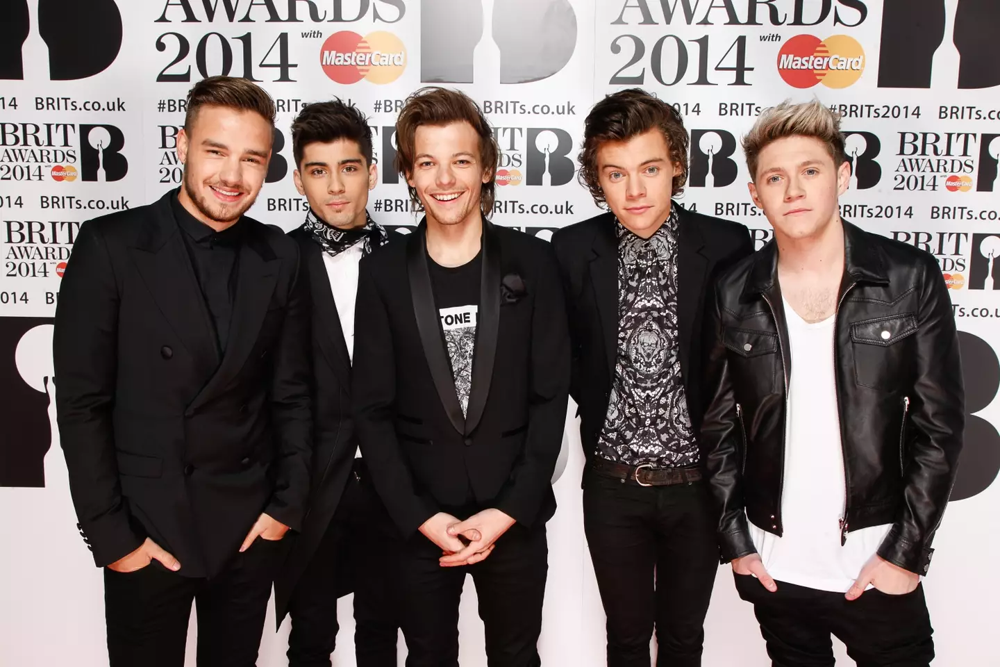 One Direction pictured at the 2014 BRIT Awards (JM Enternational/Getty Images)