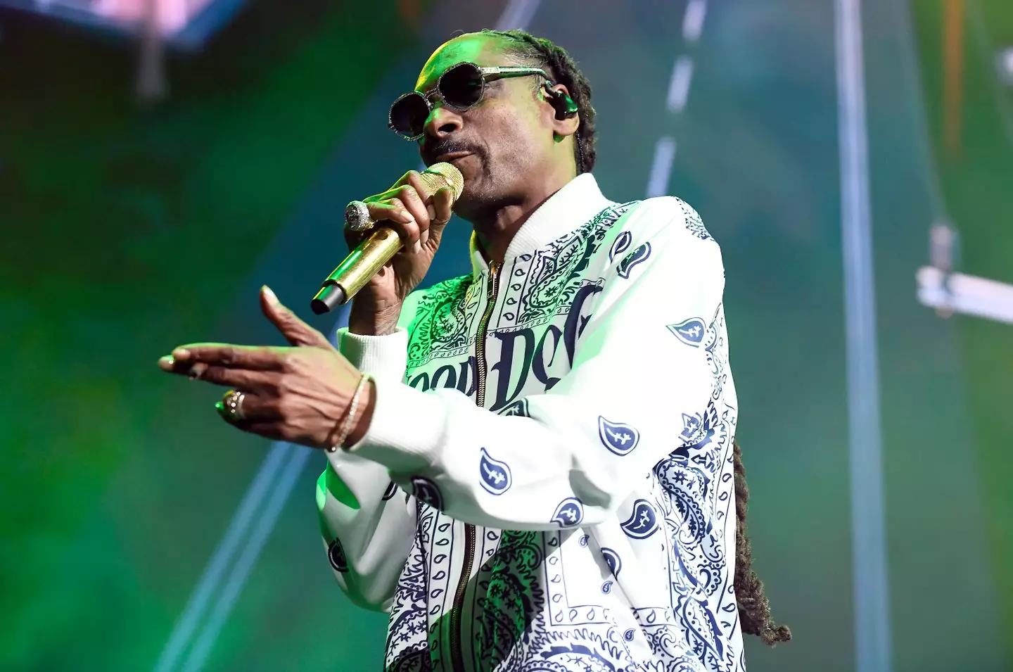 Snoop Dogg is known for his iconic outfits both on and off stage.