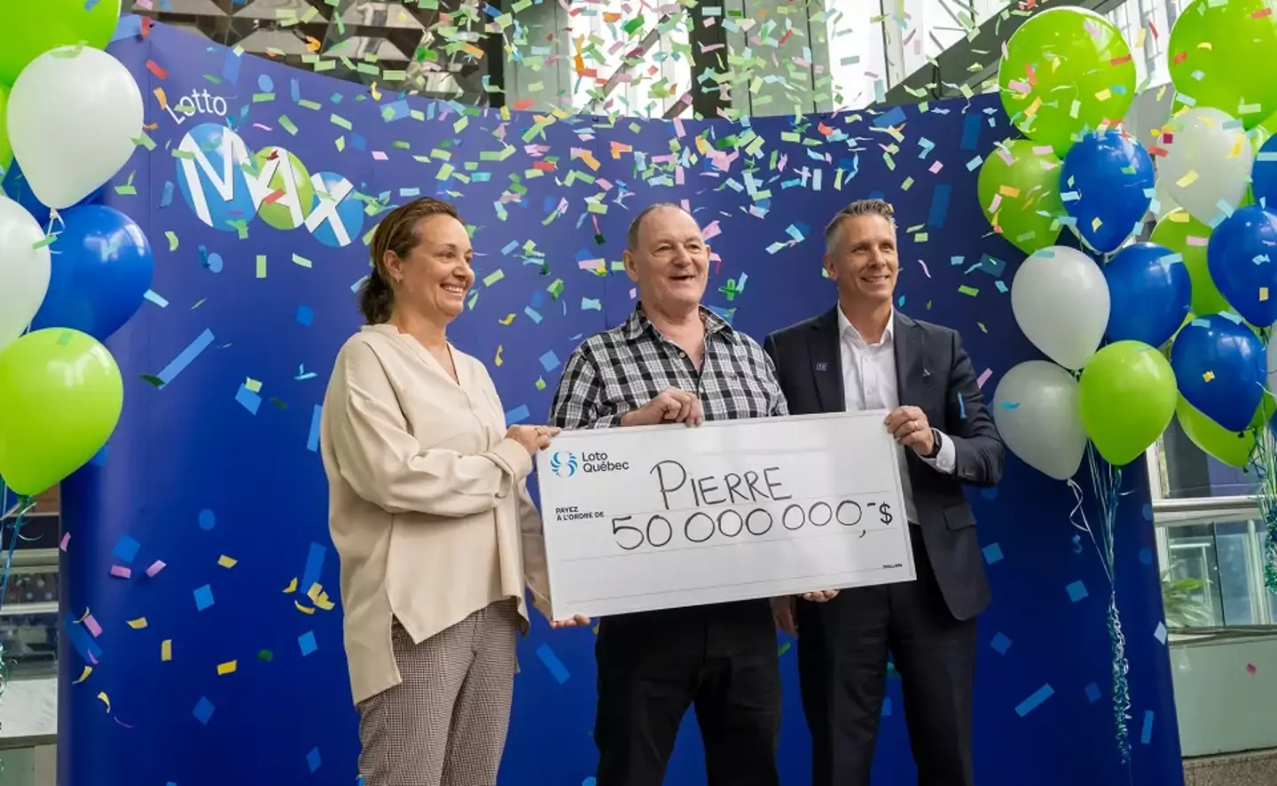 Pierre Richer won a $50 million jackpot earlier this month.