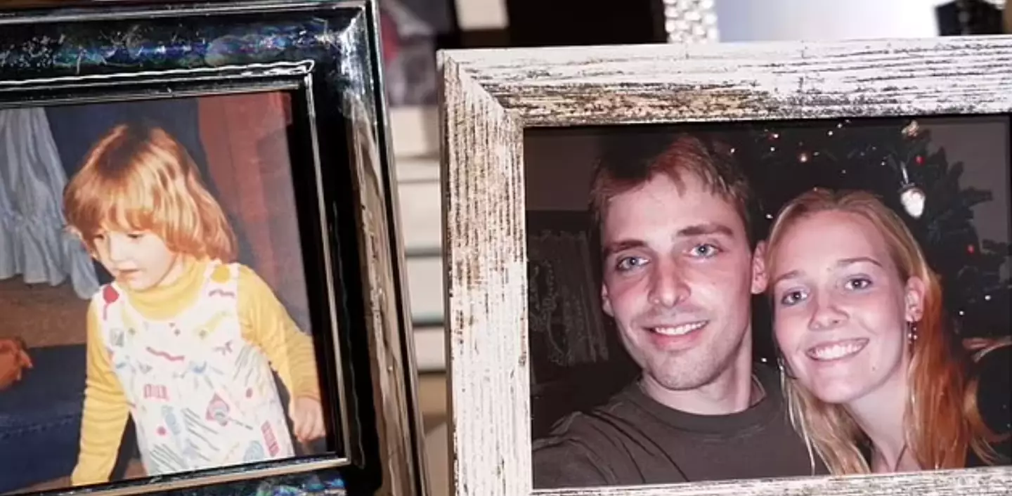 Photos inside Berry's parent's home depict her as a child and with her fiancé (ABC)