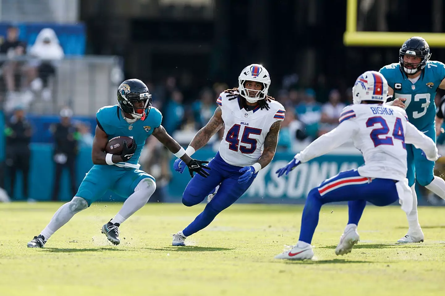 The Jacksonville Jaguars were defeated by the Buffalo Bills over the weekend (David Rosenblum/Icon Sportswire via Getty Images)