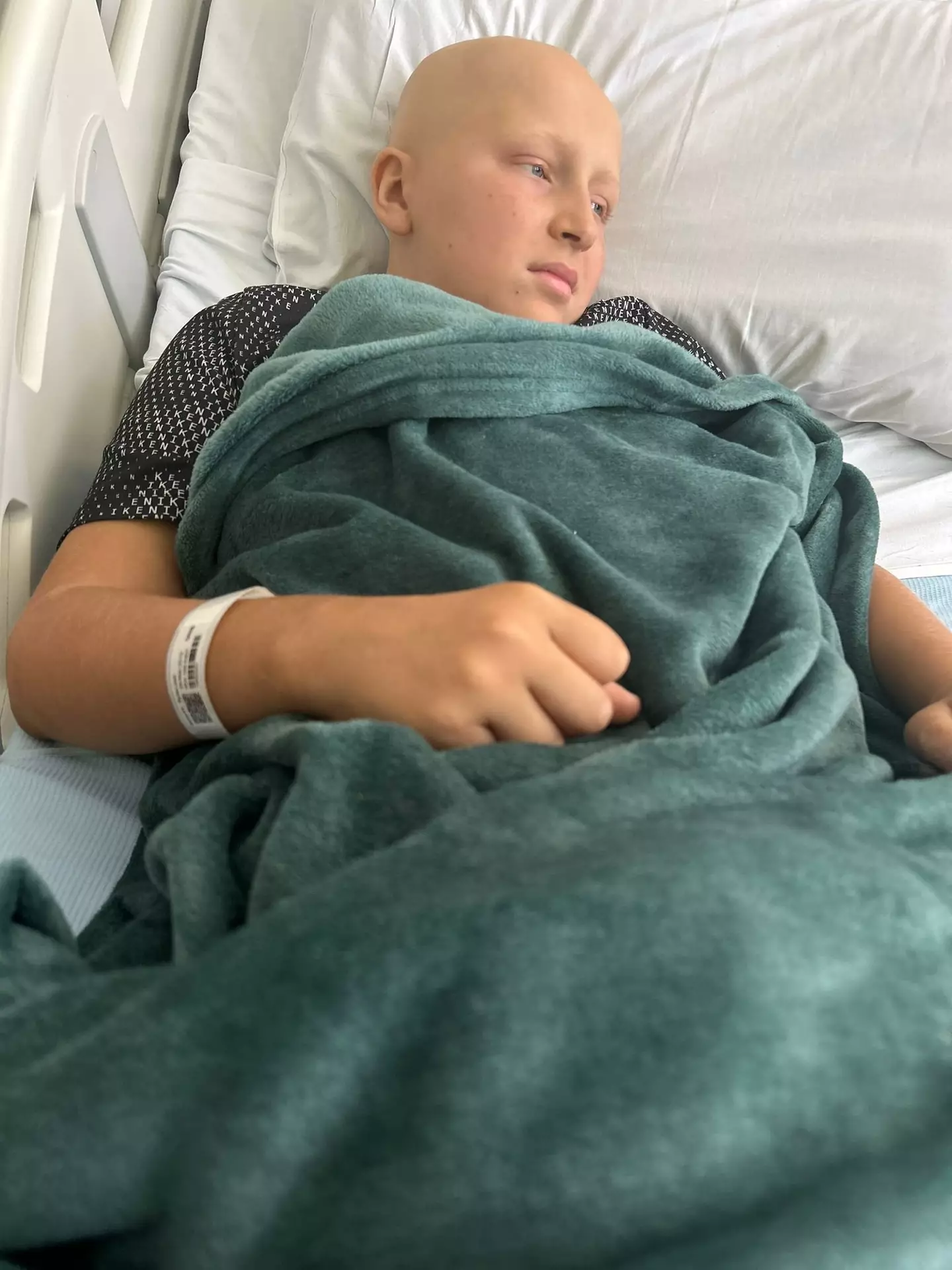 Tyler started chemotherapy in the summer (SWNS)