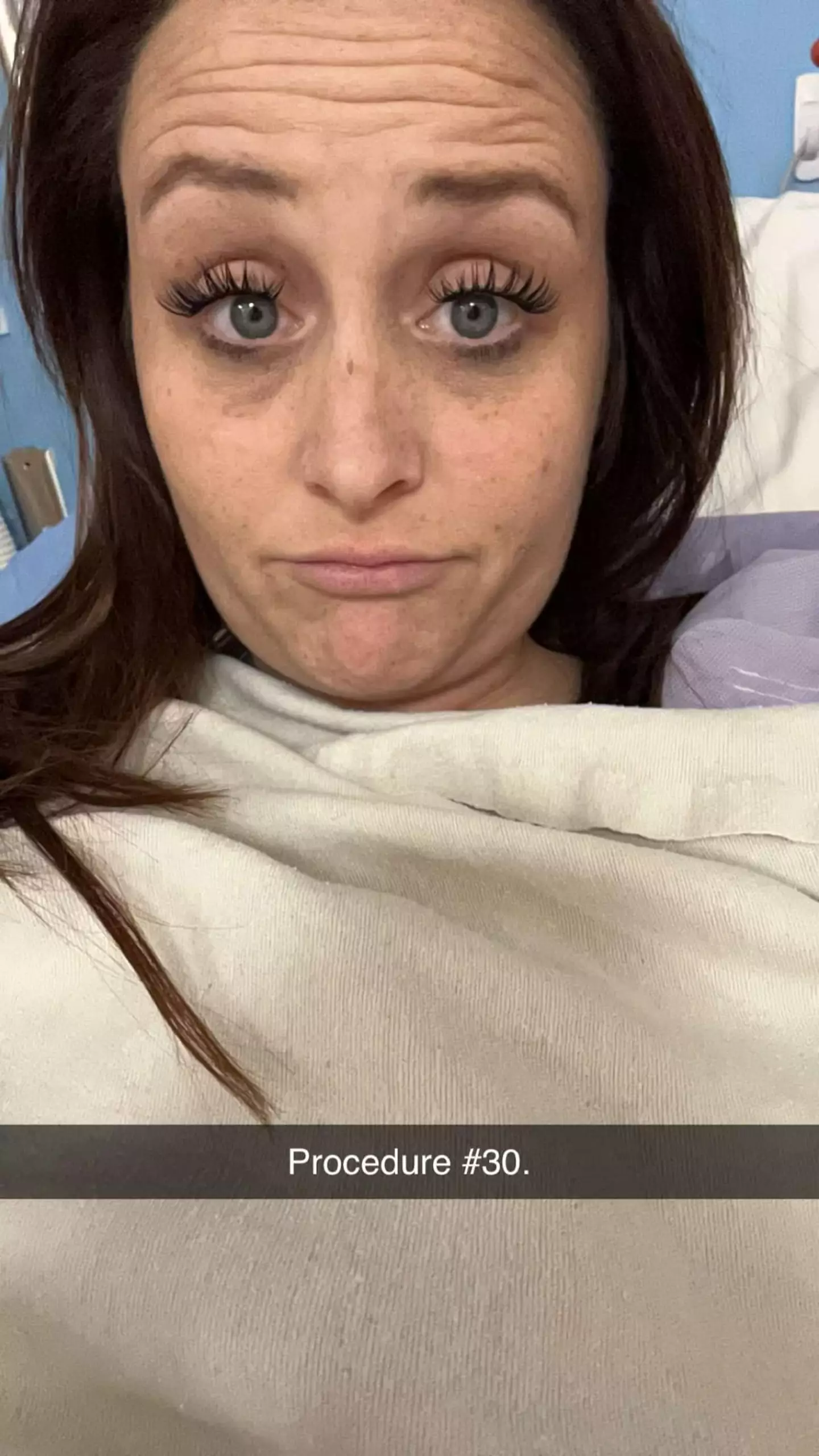 The mom had dozens of surgeries in the years since the incident (Facebook)