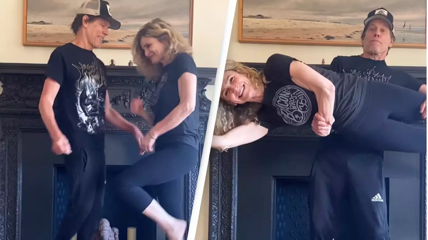Kevin Bacon And His Wife Absolutely Nail Viral Footloose Trend