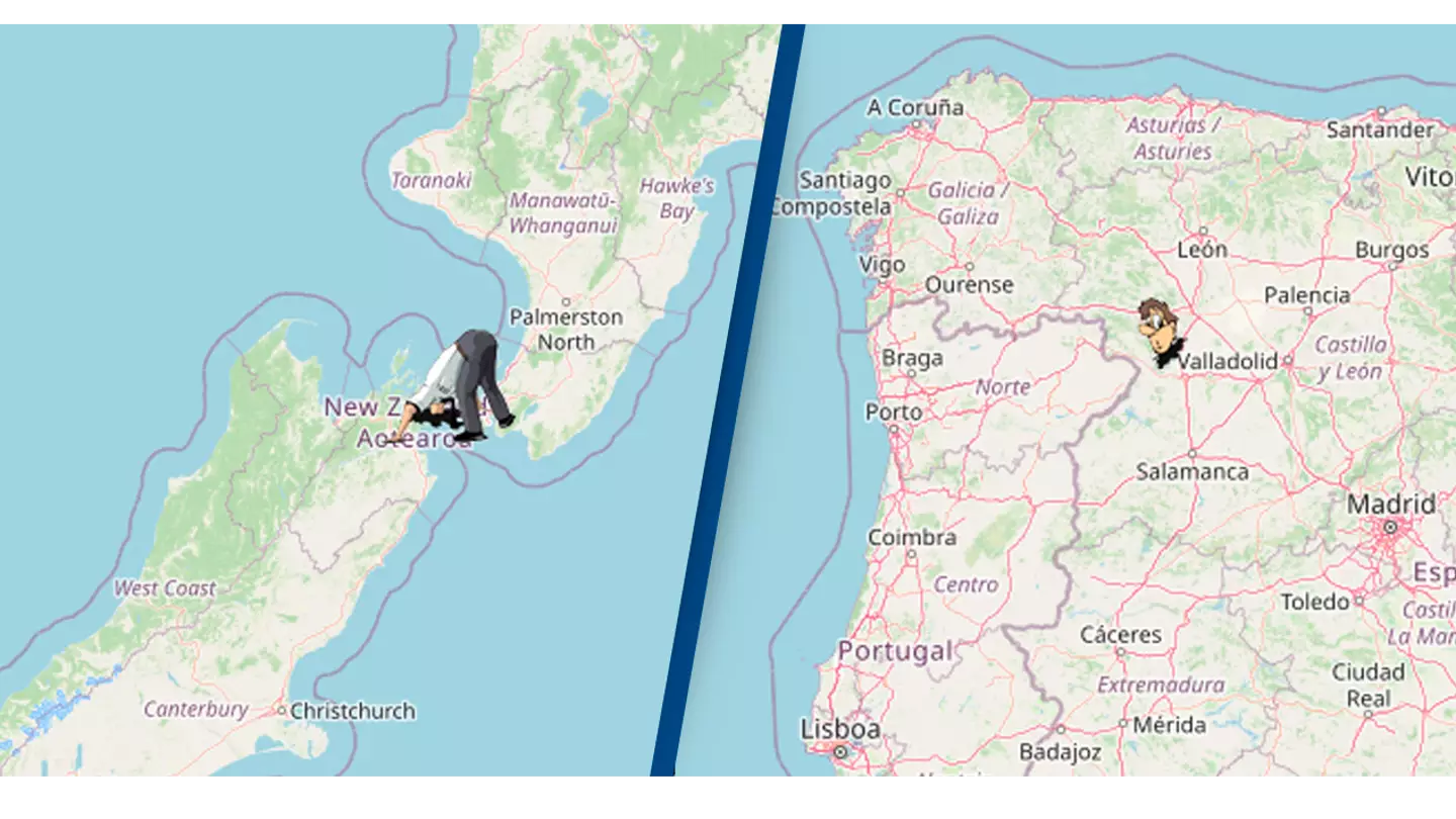 Interactive map shows where you'd pop up if you dug straight through the Earth