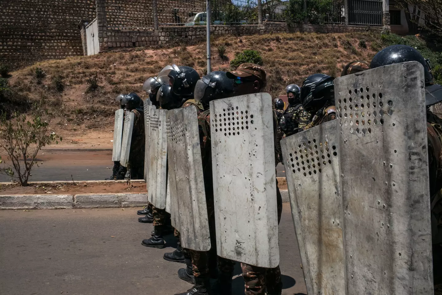 The response has been called 'shocking' by the UN (RIJASOLO/AFP via Getty Images)