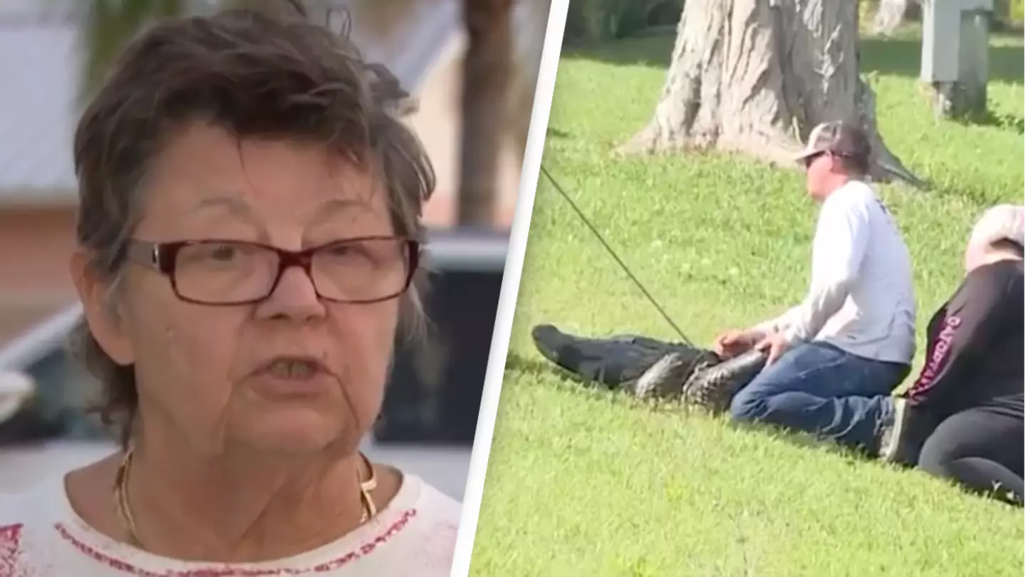 Woman describes disturbing experience of trying to save neighbor who was killed by alligator