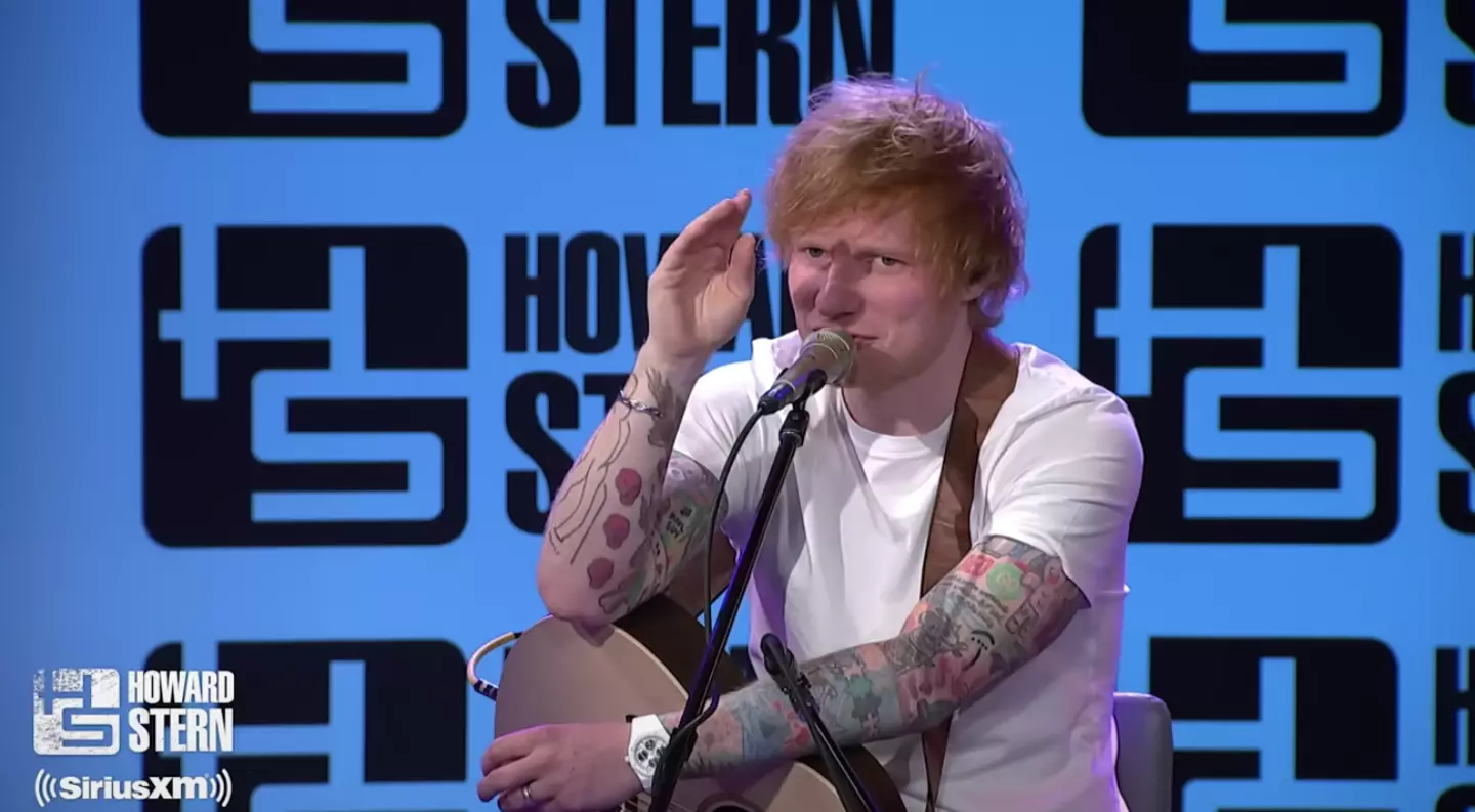 Ed Sheeran spoke about how Eminem had impacted him from an early age.