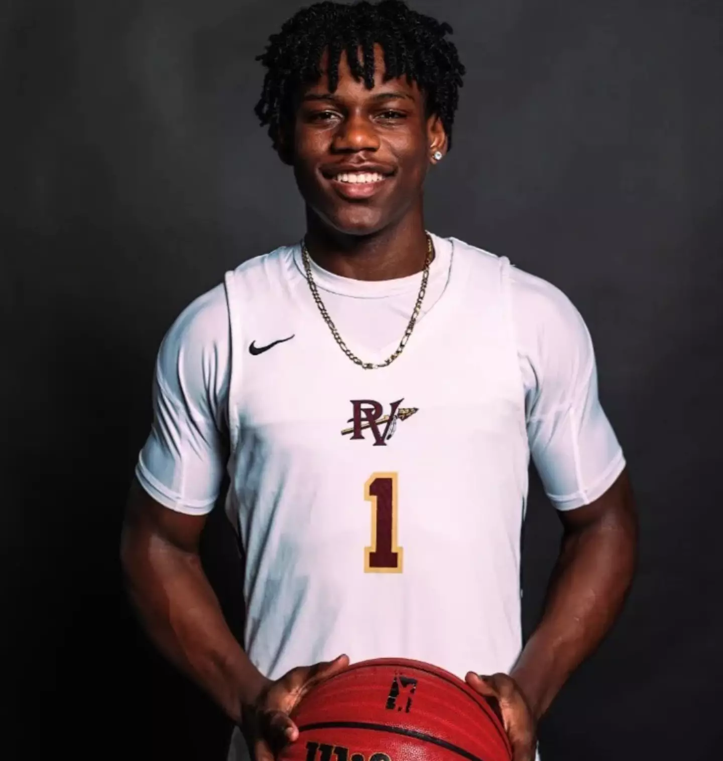 Caleb White was training with his team when he collapsed.