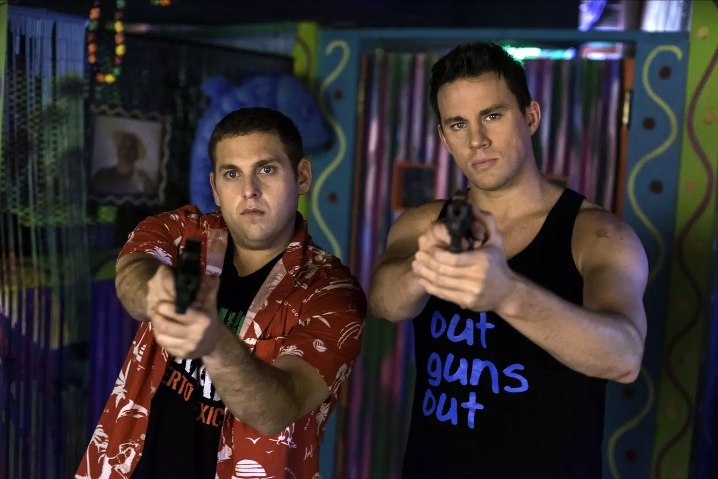 Jonah Hill and his 22 Jump Street co-star Channing Tatum.