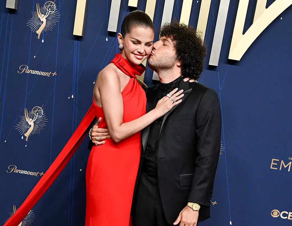 Selena Gomez and Benny Blanco announced their engagement in December last year (Gilbert Flores/Variety via Getty Images)