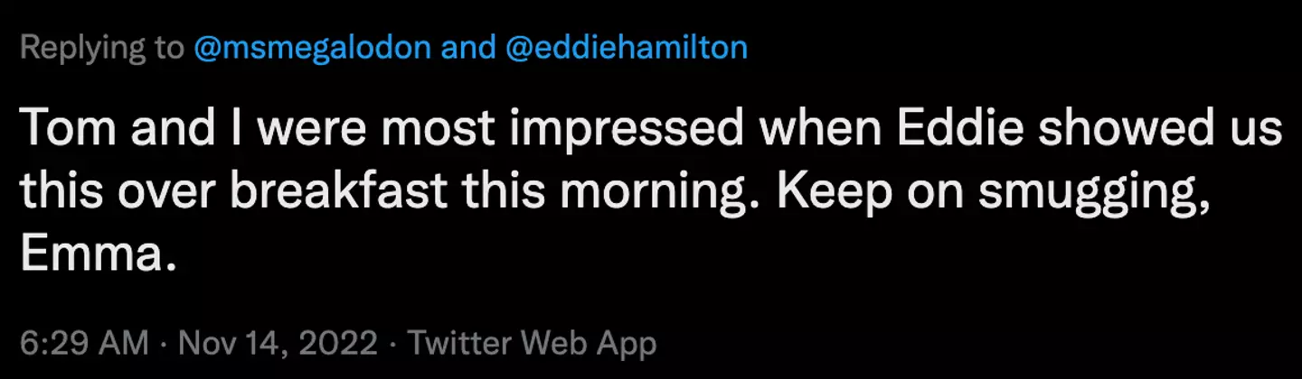 McQuarrie himself took to Twitter to congratulate Emma on the find.