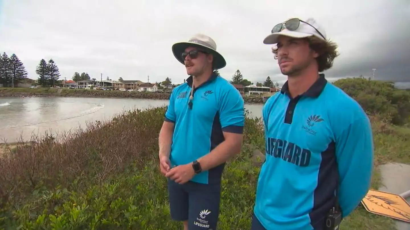 Shellharbour Surf Life Savers were by the boy's side immediately after he was knocked unconscious.