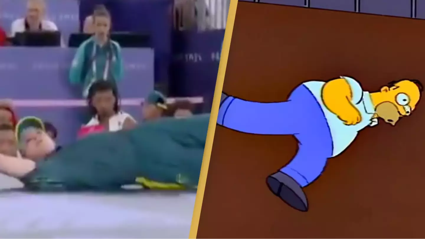 Fans think The Simpsons 'predicted' Raygun's viral Olympics breakdancing moment