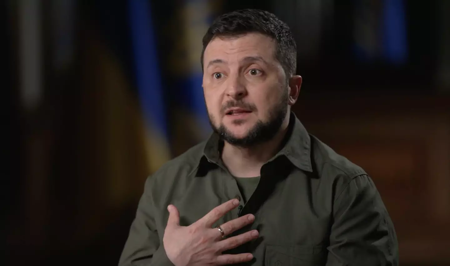 Ukraine is 'not ready to give away [its] country' according to President Volodymyr Zelenskyy.