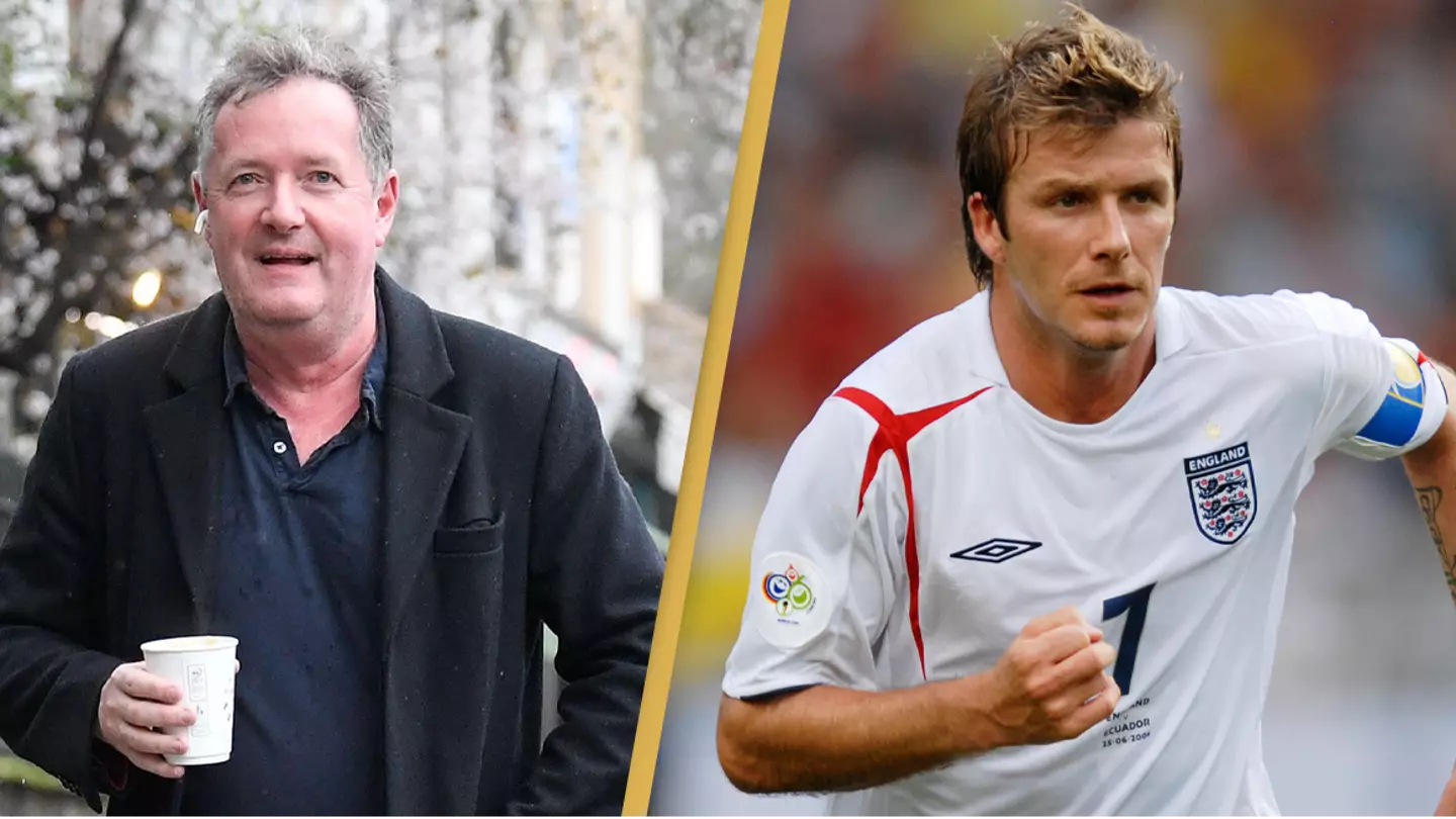 Piers Morgan's 'Weird' David Beckham Super Bowl Tweet Sparks Reaction Online