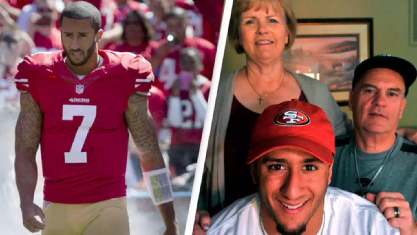 Colin Kaepernick has accused his his white adoptive family of 'perpetuating racism'