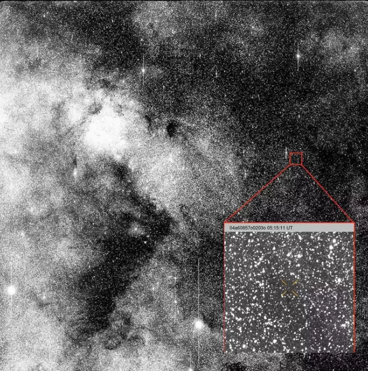 The space object has caused some concern in the scientific community (ATLAS/University of Hawaii/NASA)