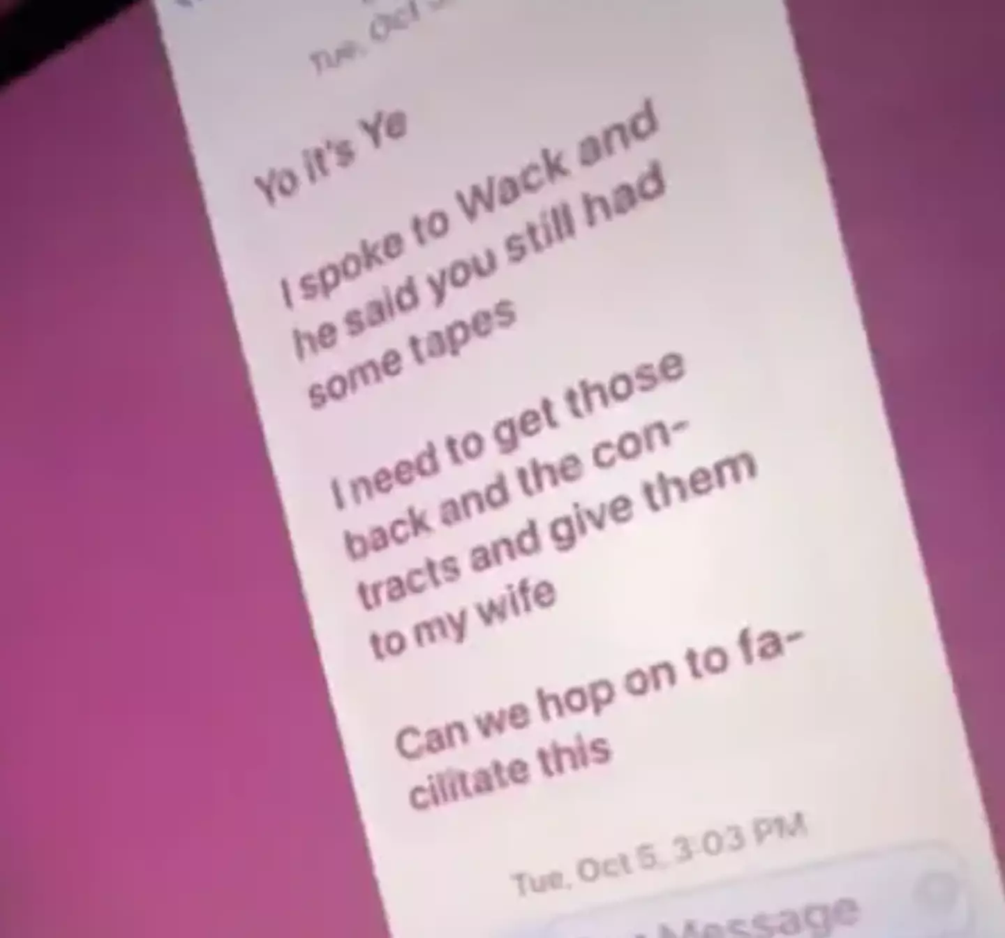 Kanye West appeared to refer to contracts in his messages with Ray J. Credit @rayj/Instagram