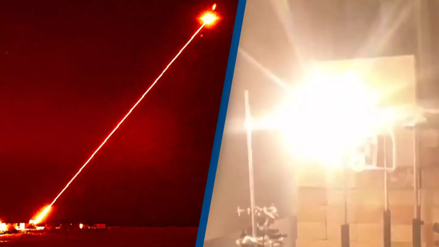 Footage declassified of UK's incredible new laser weapon that can destroy a coin from half a mile away