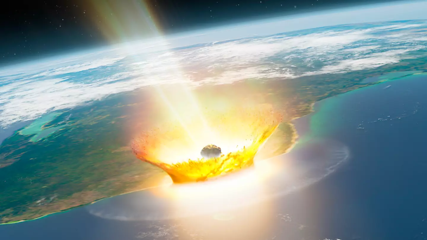 Terrifying animation shows disastrous impact 'city destroying' asteroid could have on Earth seven years from now