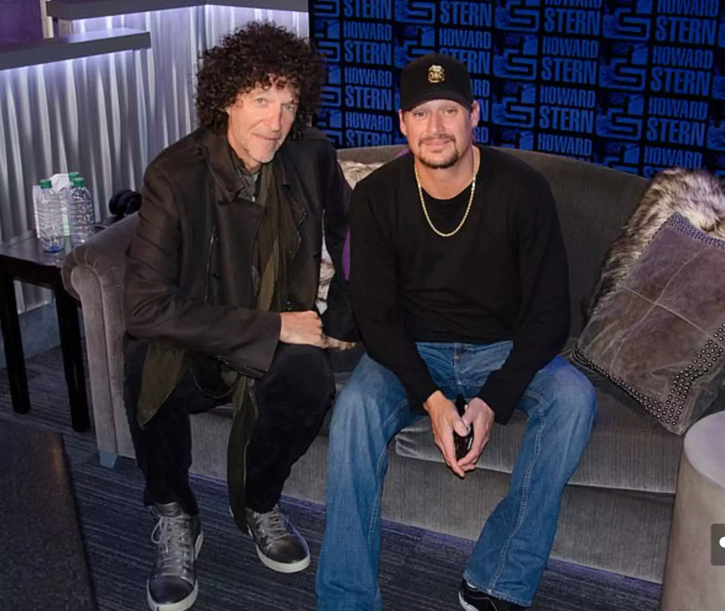 Stern says he wishes Kid Rock would come on his show to talk about it. (The pair are pictured here in 2017).