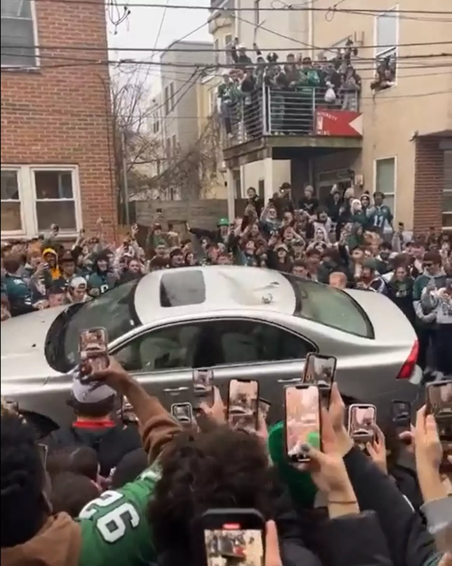 There was trouble in Philadelphia pre-match.