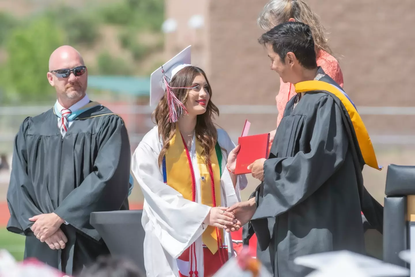 Villisano wore the sash anyway.