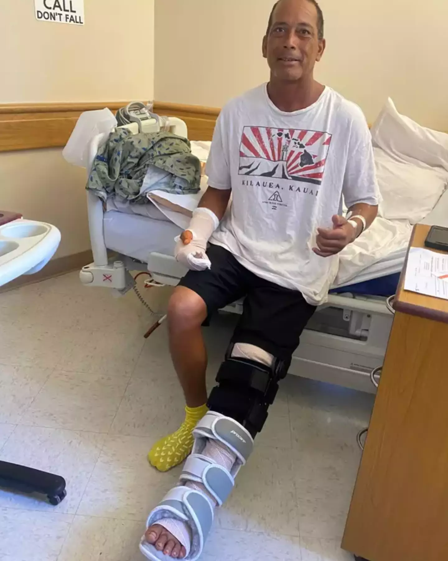 Kevin was attacked by a Tiger shark.