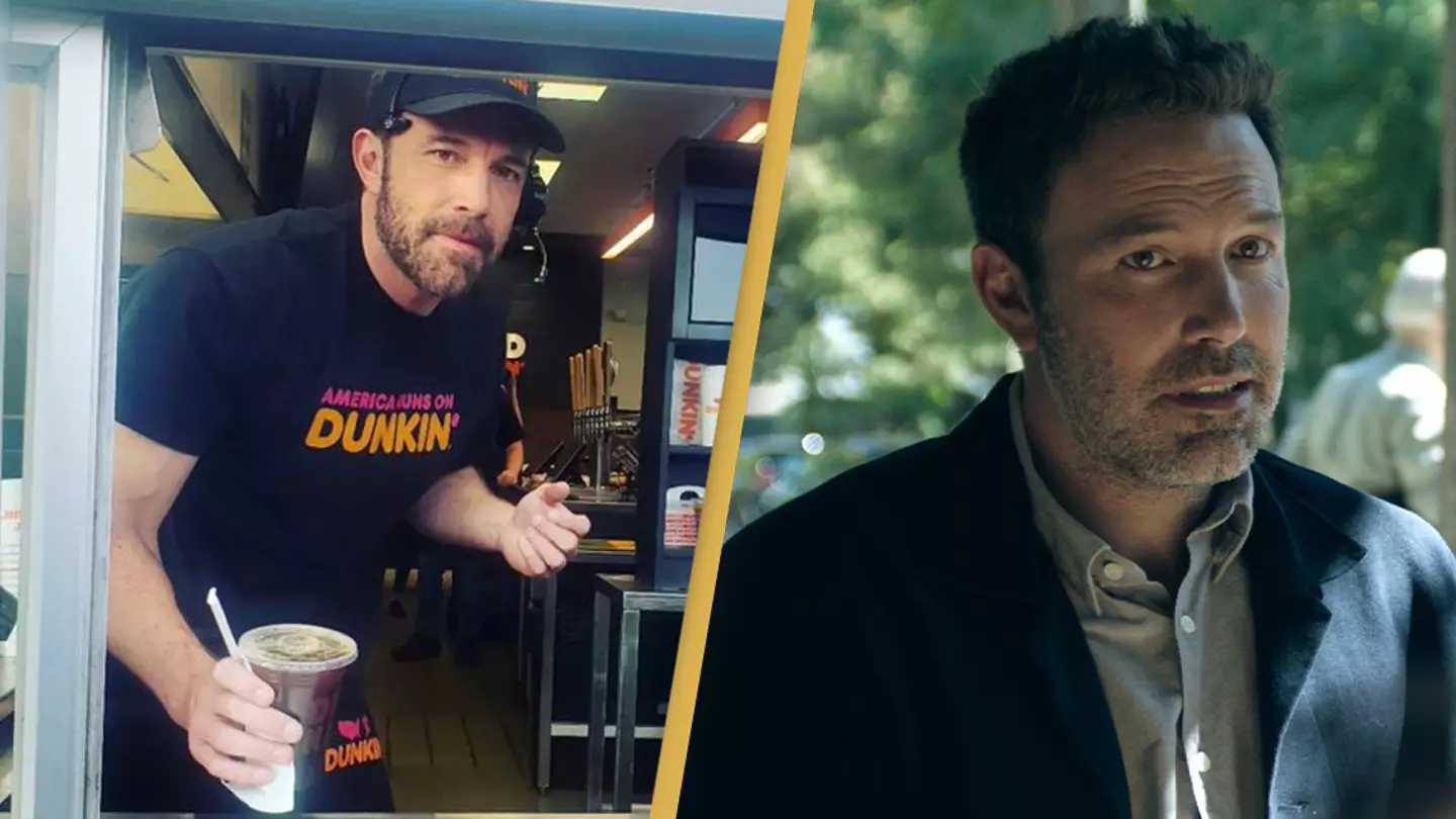 Oscar-winner Ben Affleck spotted working at a Dunkin Donuts drive-thru