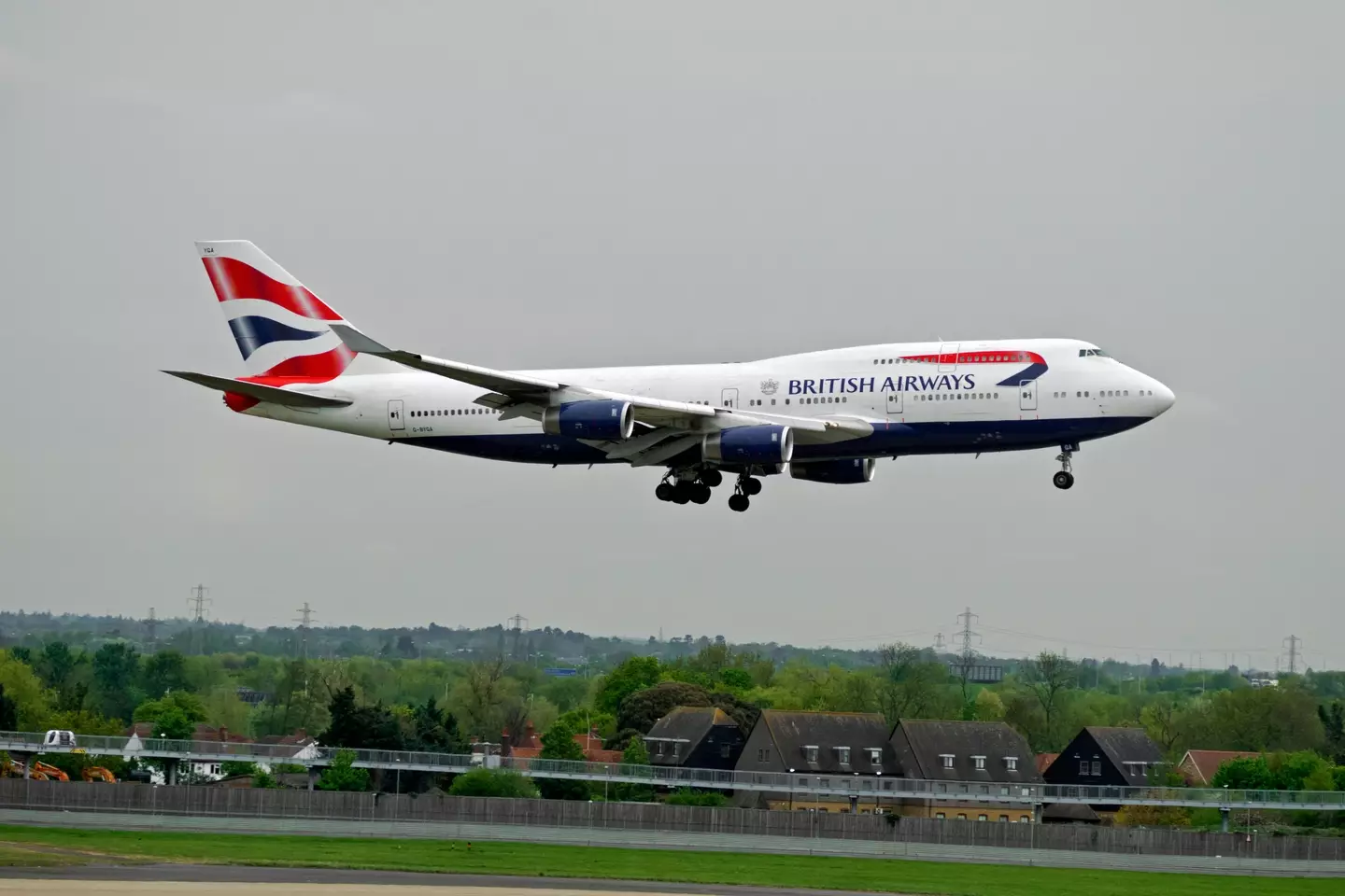 The family flew with British Airways.