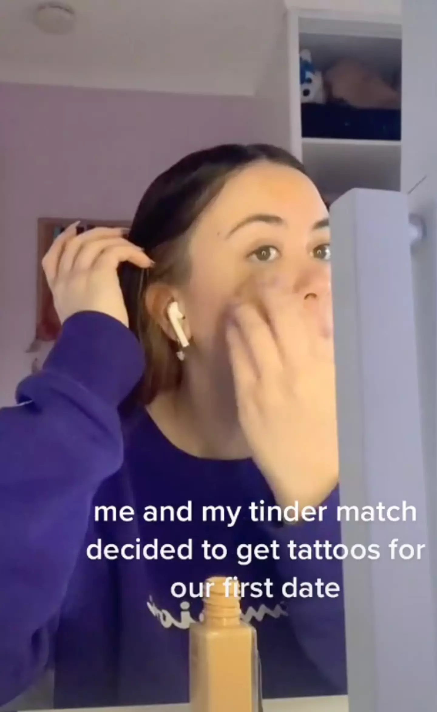 She admitted she didn't know what to have.